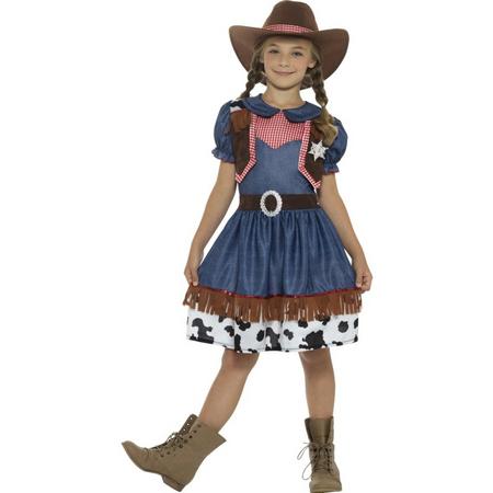 Cowboy & Cowgirl Kostuum | Pamela Texaanse Cowgirl | Meisje | Large | Carnaval kostuum | Verkleedkleding